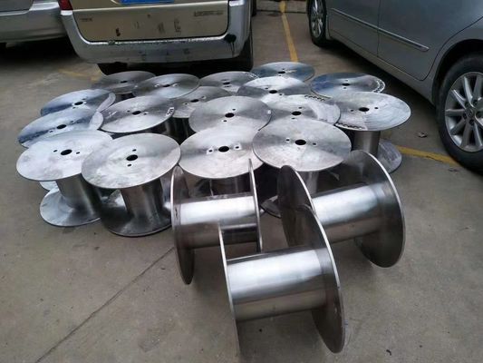 15 kg bobina di cavo 300 mm rulli di acciaio piatto per la macchina di disegno del filo