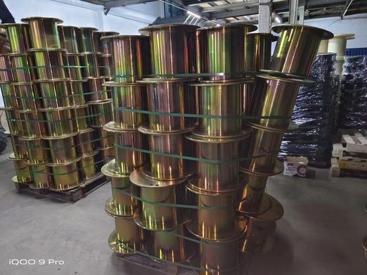 500 mm bobina di cavo 45 kg tamburo di acciaio a cavo ad alta velocità